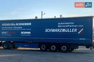 Тентованный борт (штора) - полуприцеп Schwarzmuller S-1 2018 в 