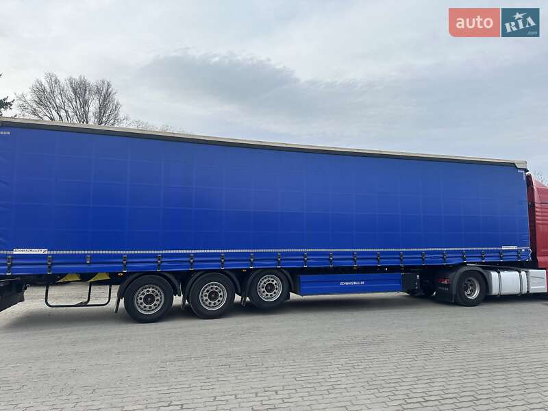 Тентований борт (штора) - напівпричіп Schwarzmuller S1 2017 в Калуші