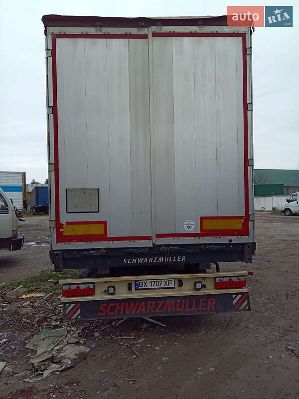 Тентованный борт (штора) - полуприцеп Schwarzmuller SAF 2014 в Хмельницком