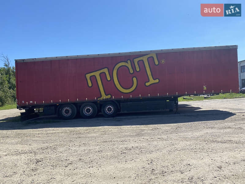 Тентований борт (штора) - напівпричіп Schwarzmuller SPA-3E 2007 в Бурштині