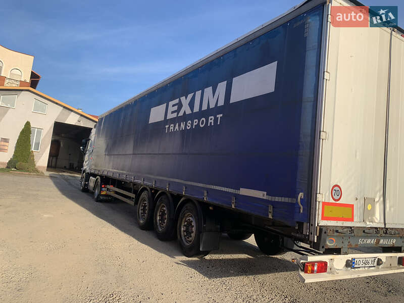 Бортовий напівпричіп Schwarzmuller SPA-3E 2008 в Іршаві