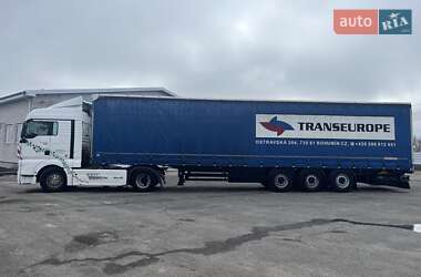 Тентованный борт (штора) - полуприцеп Schwarzmuller SPA-3E 2012 в 