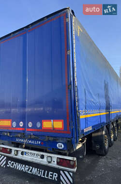 Тентований борт (штора) - напівпричіп Schwarzmuller SPA-3E 2011 в Мукачевому