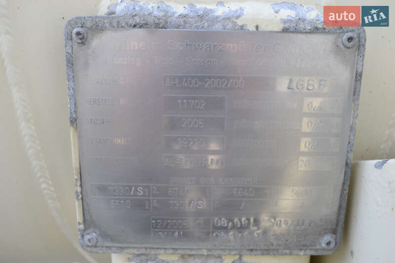 Цистерна полуприцеп Schwarzmuller TS 2006 в Хусте