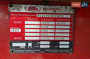 Самосвал полуприцеп SDC LTD 1992 в Тернополе