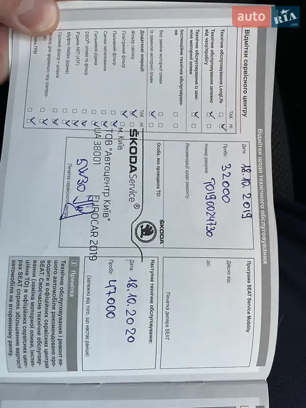 Минивэн SEAT Altea XL 2015 в Киеве документ