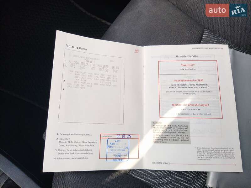 Хэтчбек SEAT Ibiza 2004 в Львове фото 88 Хэтчбек SEAT Ibiza 2004 в Львове