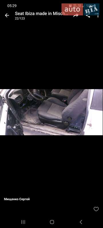 Хэтчбек SEAT Ibiza 1988 в Запорожье фото 5 Хэтчбек SEAT Ibiza 1988 в Запорожье