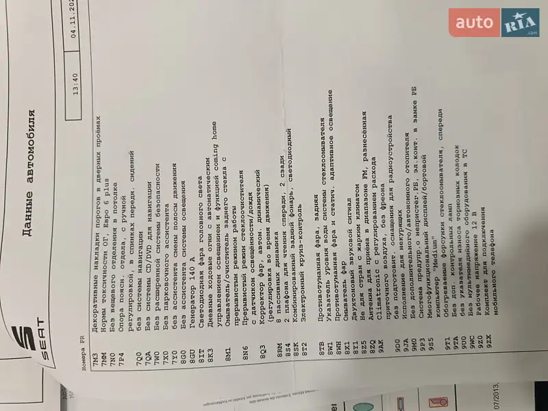 Універсал SEAT Leon 2016 в Кропивницькому документ