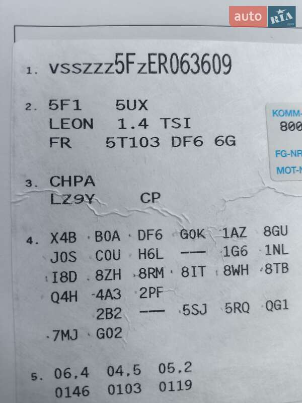 Хэтчбек SEAT Leon 2013 в Лубнах