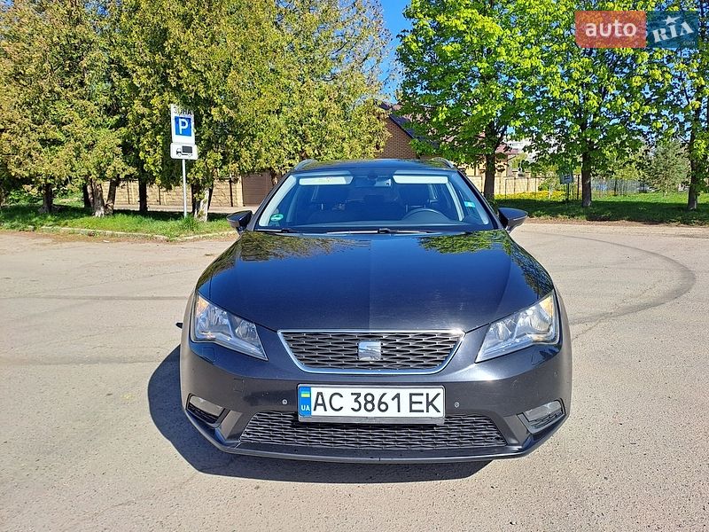 2014 Seat Leon, VIN VSSZZZ5FZFR064308:plate — фото 1 (autoria)