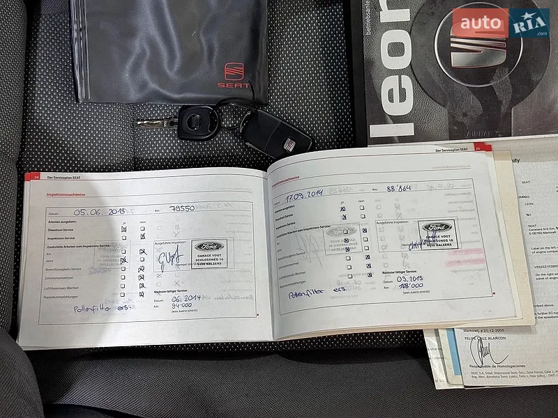 Хэтчбек SEAT Leon 2006 в Стрые документ