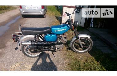 Мотоцикл Позашляховий (Enduro) Simson S51 1991 в 