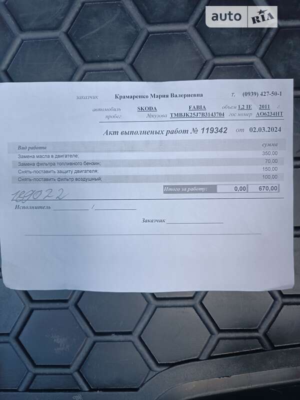 Универсал Skoda Fabia 2011 в Николаеве