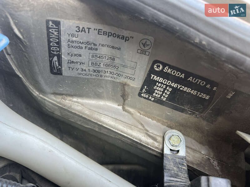 Универсал Skoda Fabia 2007 в Микуличине