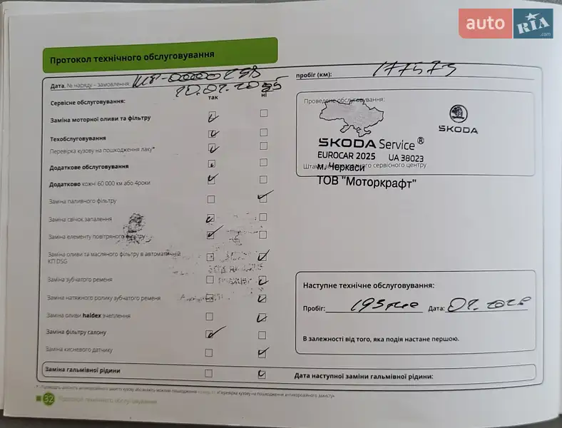 Хэтчбек Skoda Fabia 2017 в Киеве документ