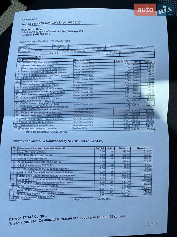 Хетчбек Skoda Fabia 2016 в Києві