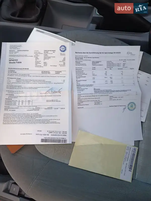 Хэтчбек Skoda Fabia 2000 в Киеве документ 2 фото Хэтчбек Skoda Fabia 2000 в Киеве документ