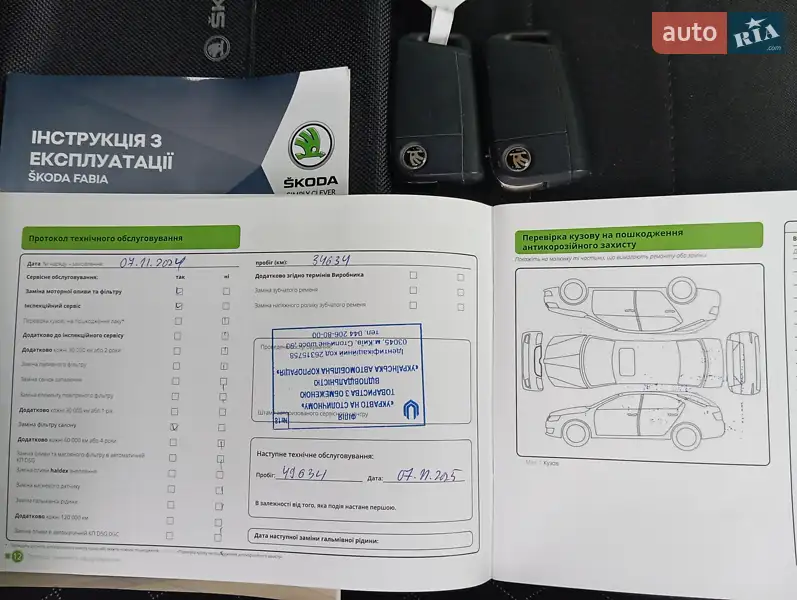 Универсал Skoda Fabia 2021 в Киеве документ
