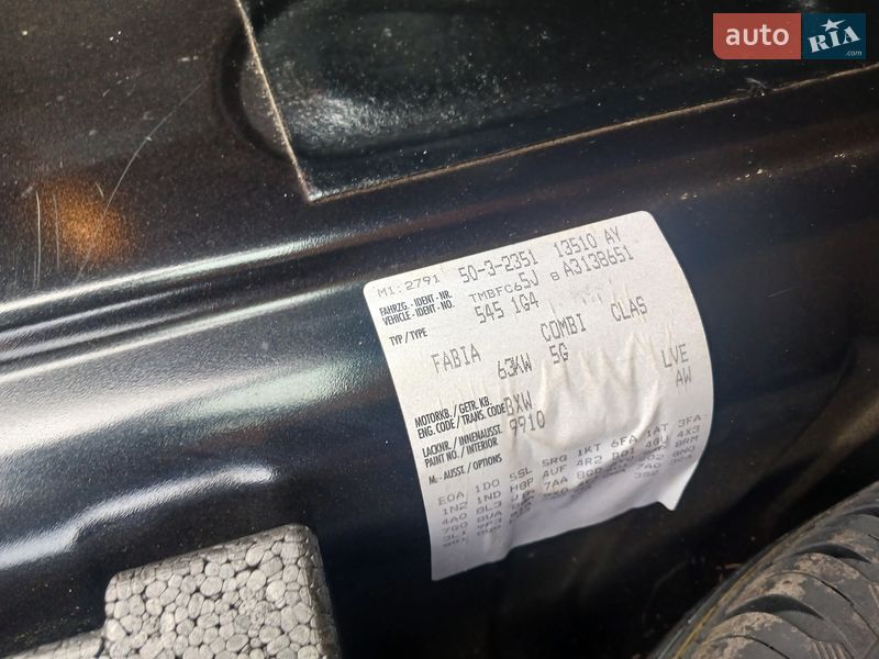 Универсал Skoda Fabia 2009 в Сколе