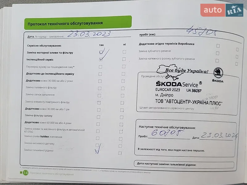Хэтчбек Skoda Fabia 2021 в Киеве документ
