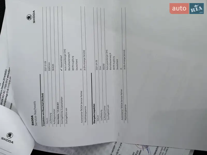 Позашляховик / Кросовер Skoda Kodiaq 2021 в Гнівані документ