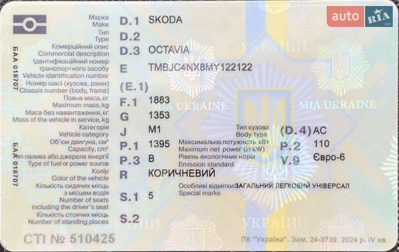 Универсал Skoda Octavia 2021 в Киеве