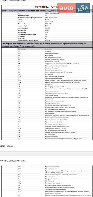 Универсал Skoda Octavia 2021 в Николаеве