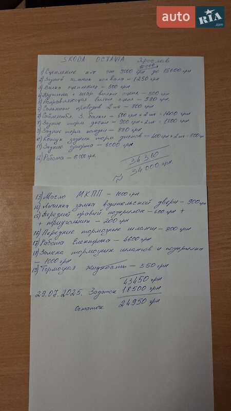 Ліфтбек Skoda Octavia 2002 в Одесі фото 23 Ліфтбек Skoda Octavia 2002 в Одесі