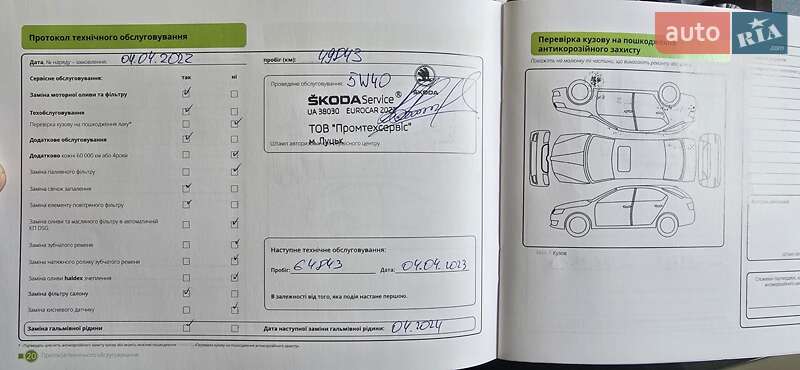 Лифтбек Skoda Octavia 2017 в Луцке