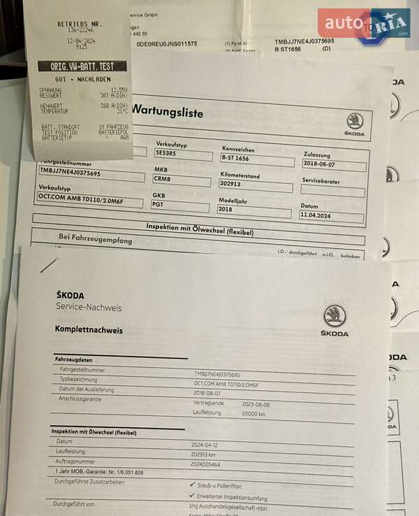 Универсал Skoda Octavia 2018 в Стрые