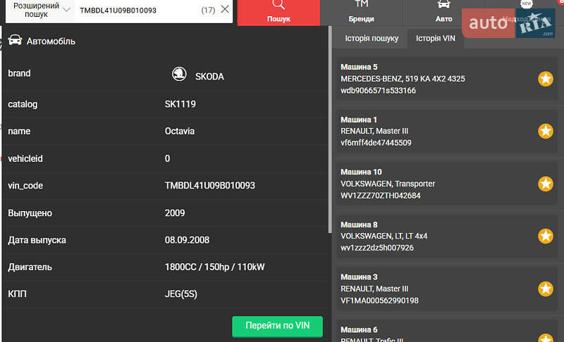 Ліфтбек Skoda Octavia 2009 в Дрогобичі