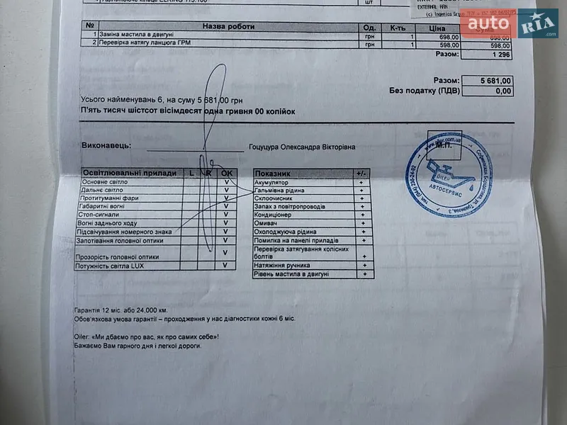Универсал Skoda Octavia 2012 в Белогородке документ