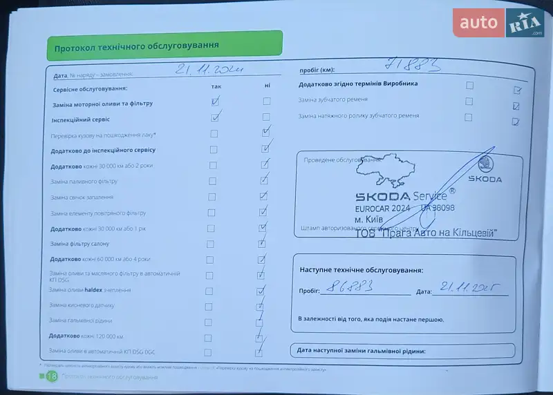 Хэтчбек Skoda Scala 2021 в Киеве документ