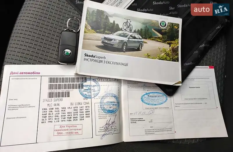 Ліфтбек Skoda Superb 2010 в Дніпрі документ