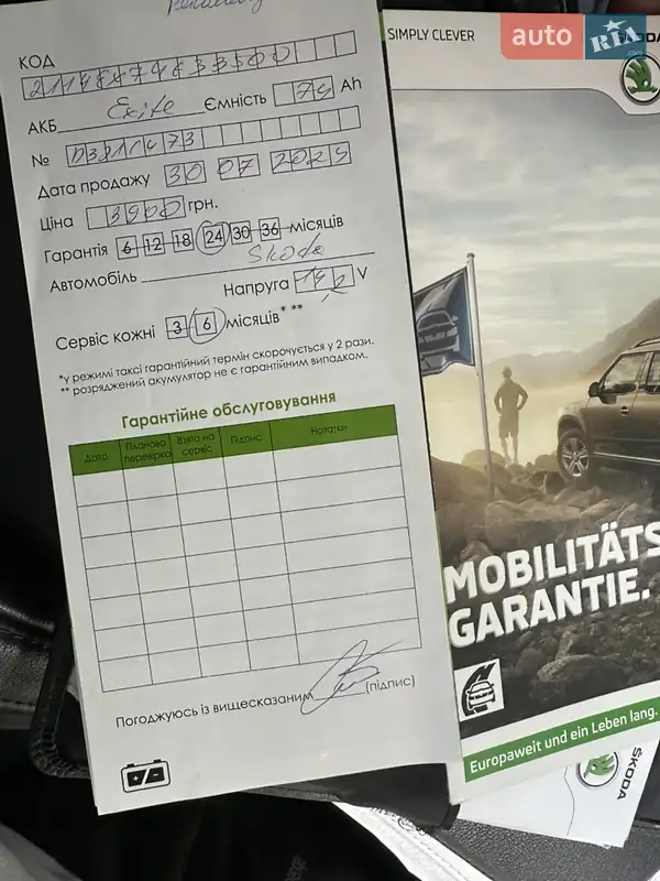Лифтбек Skoda Superb 2016 в Ужгороде документ