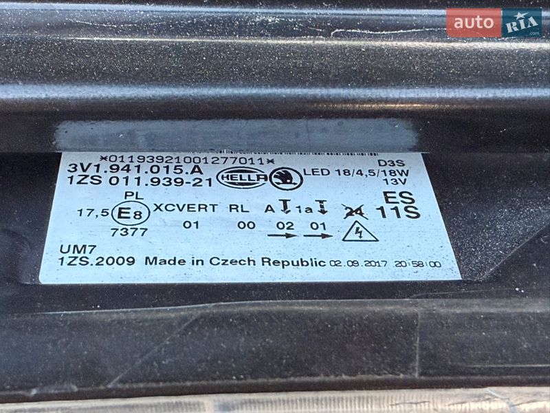 Лифтбек Skoda Superb 2017 в Луцке