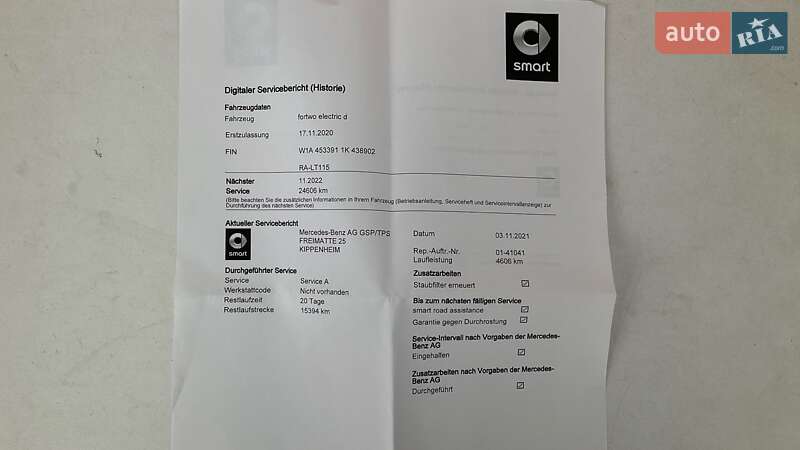 Купе Smart EQ Fortwo 2020 в Киеве