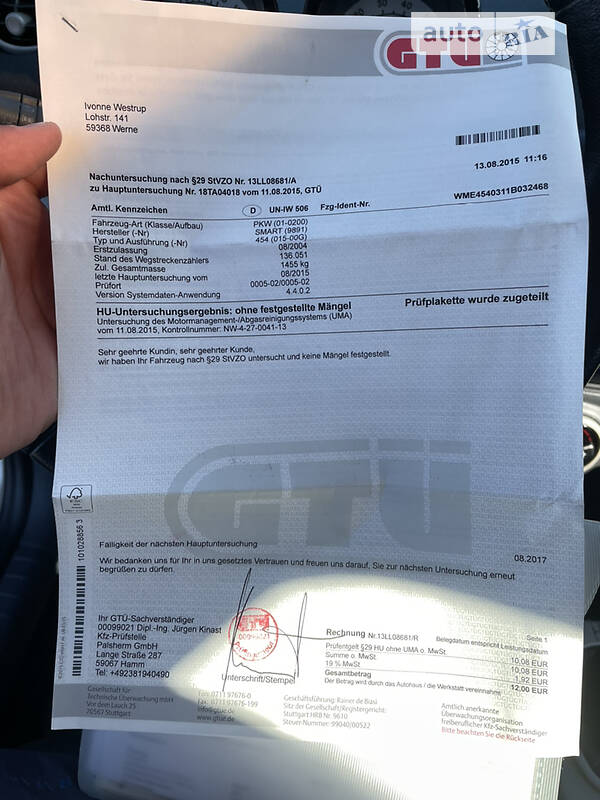 Хэтчбек Smart Forfour 2004 в Житомире