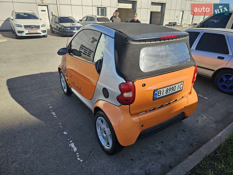 Кабриолет Smart Fortwo 2001 в Полтаве