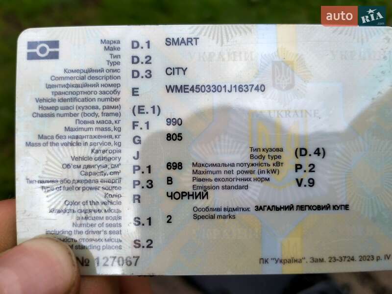 Купе Smart Fortwo 2005 в Борисполі фото 11 Купе Smart Fortwo 2005 в Борисполі