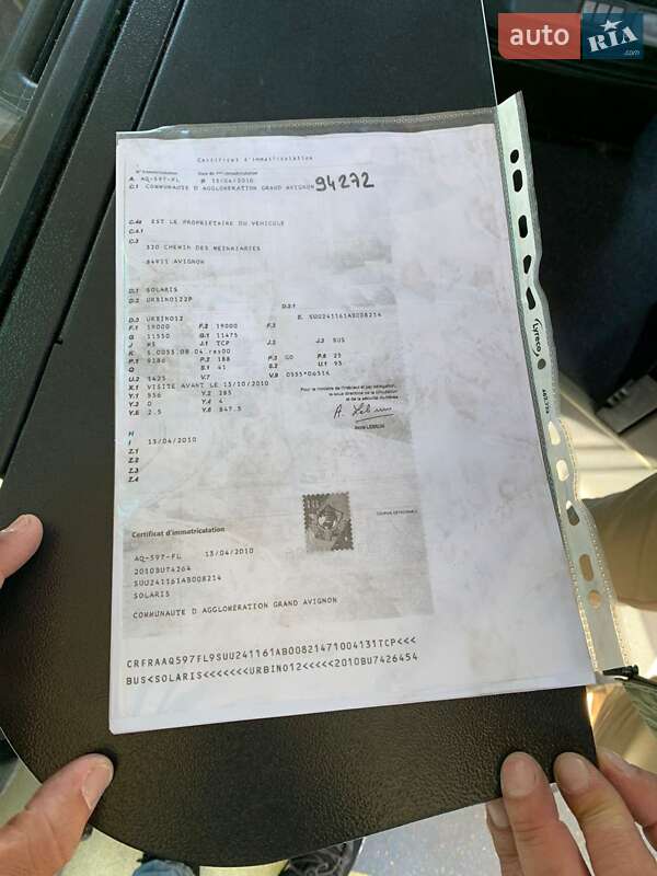 Городской автобус Solaris Urbino 10 2012 в Львове