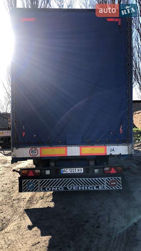 Тентований борт (штора) - прицеп Sommer ZW 1997 в Луцьку