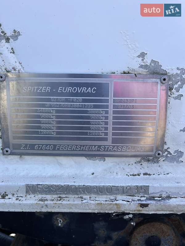 Цистерна полуприцеп Spitzer SF 2003 в Виннице