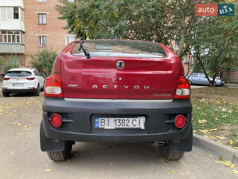 Внедорожник / Кроссовер SsangYong Actyon 2010 в Полтаве