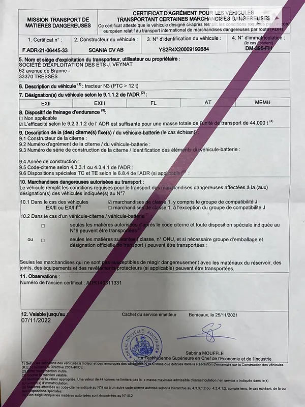 Самосвал полуприцеп STAS S300 2011 в Каменец-Подольском документ