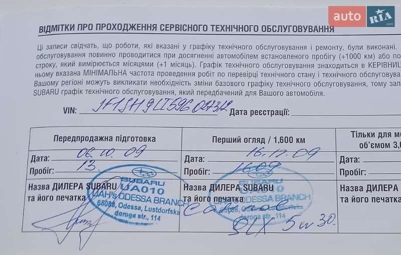 Внедорожник / Кроссовер Subaru Forester 2008 в Киеве