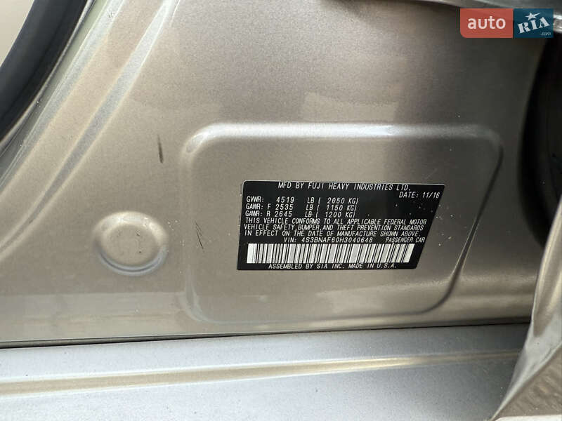 Седан Subaru Legacy 2016 в Києві фото 11 Седан Subaru Legacy 2016 в Києві