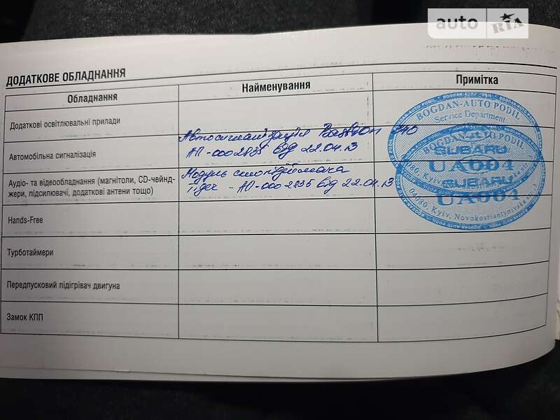 Универсал Subaru Outback 2012 в Кропивницком фото 39 Универсал Subaru Outback 2012 в Кропивницком