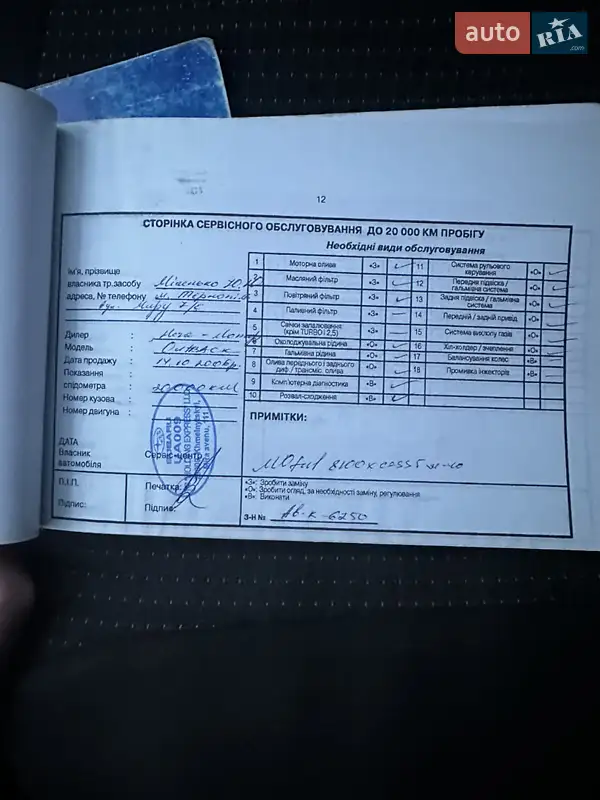 Універсал Subaru Outback 2006 в Тернополі документ 4 фото Універсал Subaru Outback 2006 в Тернополі документ